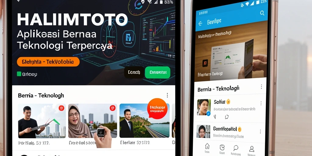 Tampilan antarmuka utama HALIMTOTO yang menarik dan informatif.
