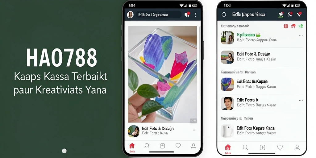 Antarmuka HAO788 dengan fitur Edit Foto Kertas Kaca yang menarik.