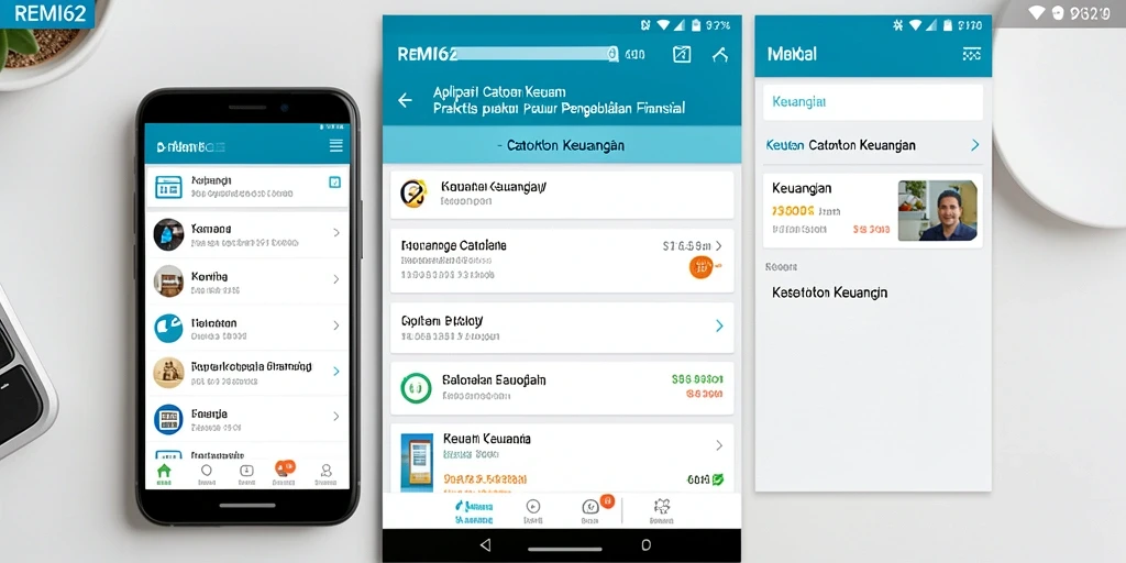 Antarmuka pengguna REMI62 yang intuitif dan sederhana.
